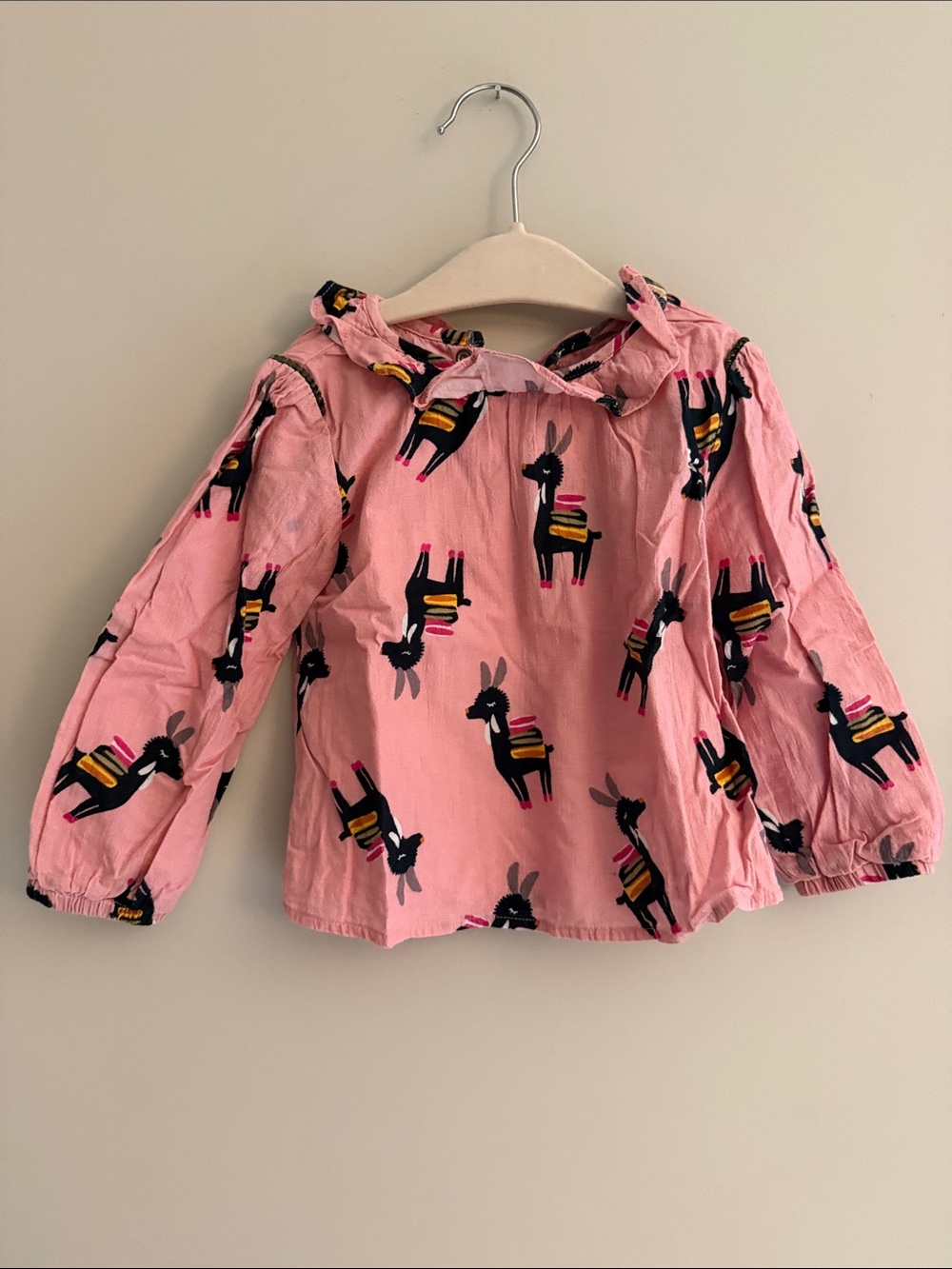 Catimini Alpaca llama print blouse